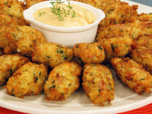 Bolinho de chuva de salsicha