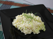 Risoto de alho-poró