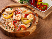 Moqueca de camarão baiana