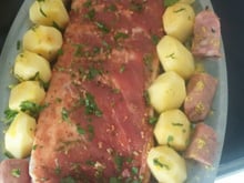 Costela de porco no capricho