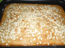 Bolo de banana com aveia