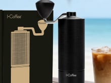 Moedor de café iCoffee que permite preparar grãos moídos na hora está em oferta na Amazon