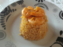 Arroz com camarão