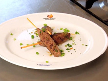 Kafta (carne moída no espeto)