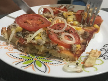 Pizza de liquidificador rápida