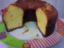 Bolo de laranja inteira