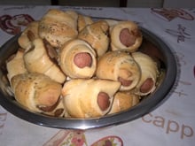 Enroladinho de salsichas