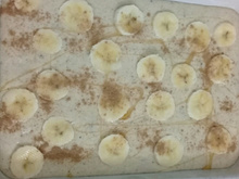 Bolo integral superfácil de banana e maçã