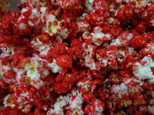 Pipoca doce vermelha fácil