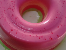Gelatina arco-íris cremosa zero açúcar