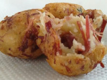 Bolinho de carne seca