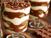 Pavê de chocolate molhadinho