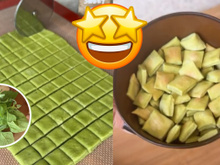 Salgadinho de espinafre crocante pra começar bem a semana: 1 receita em 2 versões, farinha de trigo ou sem glúten, você escolhe a melhor pra você