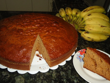 Bolo de banana da vó Marieta