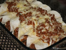 Panqueca de carne moída