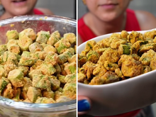 Petisco de quiabo crocante: receita fácil na airfryer que conquista até quem torce o nariz