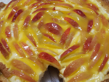 Torta de Maça e Morango