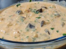 Estrogonofe de berinjela