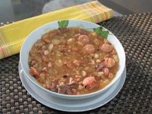 Sopa de pinhão curitibana