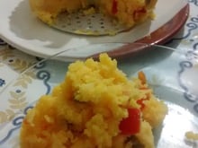 Cuscuz temperado saudável