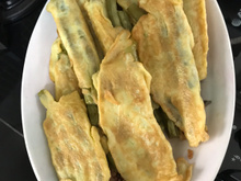 Feixes de vagem à milanesa