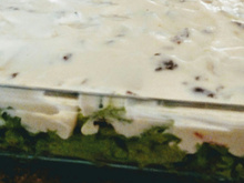 Salada crocante com bacon