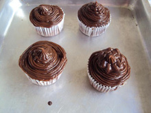 Cupcake de brigadeiro