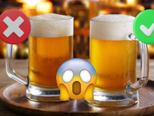 Nunca bebi cerveja em um copo limpo na rua: aprenda como identificar se o copo está limpo e vem ficar chocado comigo!