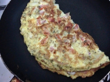 Omelete recheado