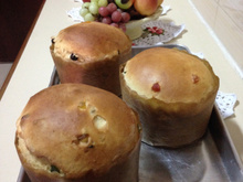 Panetone com sorvete