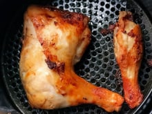 Coxa e sobrecoxa na airfryer