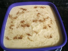 Arroz doce com leite em pó