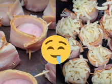 Essa linguiça recheada dos deuses dos aperitivos é a receita de airfryer que todo mundo vai querer!