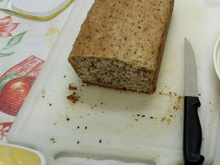 Pão caseiro light com linhaça e aveia