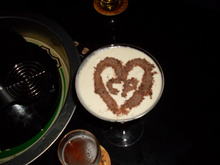 Pinga da Cell com chocolate