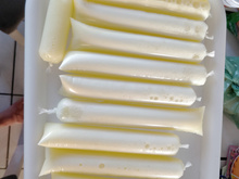 Geladinho de abacaxi ao leite