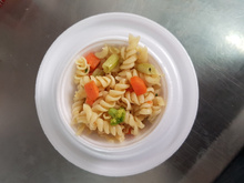 Macarrão com legumes especial