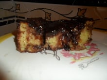 Bolo de laranja com chocolate