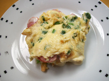 Omelete de salsicha