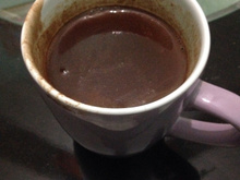 Chocolate quente cremoso
