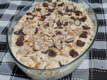 Pavê de bombom com paçoca
