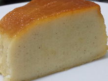 Pudim de pão canelado