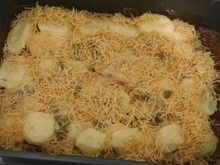 Filé de frango ao creme de cebola