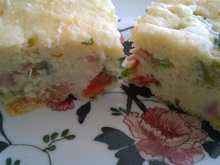 Torta de vagem/presunto e queijo do Lúcio Cezar