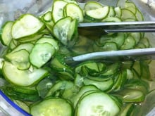 Pepino agridoce simples