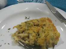 Torta de bacalhau dos deuses