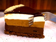 Torta 3 mousses de chocolate