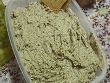 Patê light de ricota e espinafre