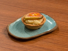 Tartelete com creme e figos