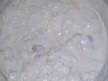 Merluza com creme de leite